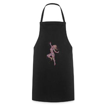 Dancing Fitness Workout Gift - Cooking Apron - black - Front - AI Model Male 185 dark (185cm)