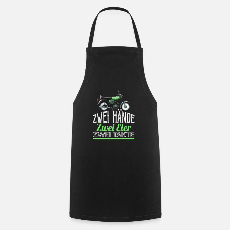 Two Hands Simson-S51 T-Shirt - Kochschürze - Schwarz