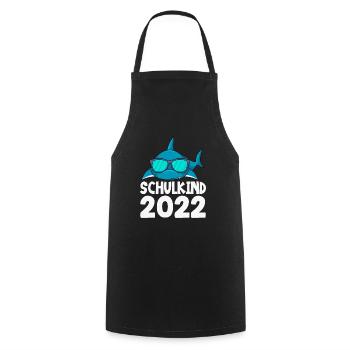 Schulkind 2022 Einschulung Junge - Kochschürze - Schwarz - Vorne - AI Model Male 185 dark (185cm)
