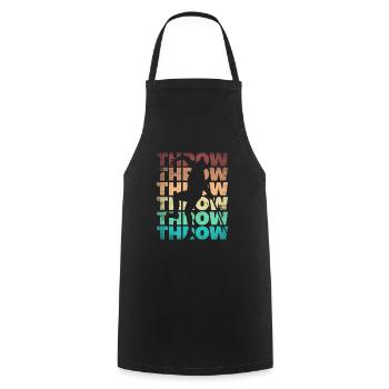 Track and Field Javelin Throwing Thrower - Cooking Apron - black - Front - AI Model Male 185 dark (185cm)