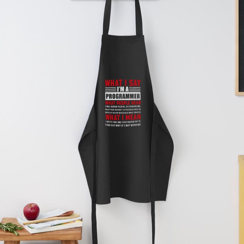 Funny Programming Coding Programmer Gift Cooking Apron