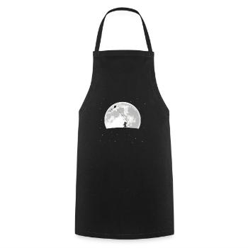 Kite Flying - Cooking Apron - black - Front - AI Model Male 185 dark (185cm)