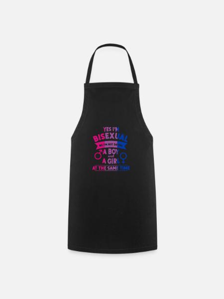 LGBTQ Pride Month Bisexual - Cooking Apron - black