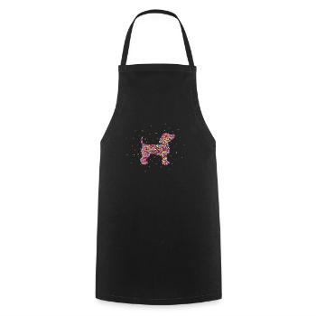 Chien Dressage de chien Chiens Amour de chien - Tablier de cuisine - noir - Devant - AI Model Male 185 dark (185cm)