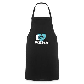 Ich Liebe WKStA Politik Skandal Kurz Shirt - Kochschürze - Schwarz - Vorne - AI Model Male 185 dark (185cm)