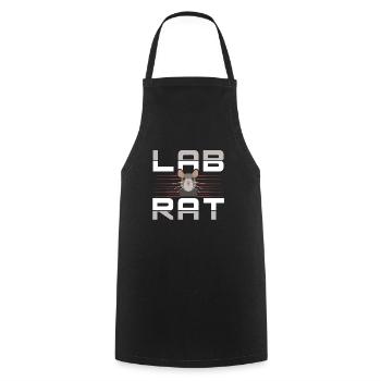 Lab Rat Funny Lab Tech Laboratory Technician - Kochschürze - Schwarz - Vorne - AI Model Male 185 dark (185cm)