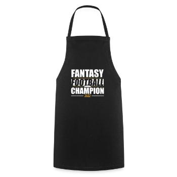 Fantasy Football Funny Champ Champion Draft 2022 - Kochschürze - Schwarz - Vorne - AI Model Male 185 dark (185cm)