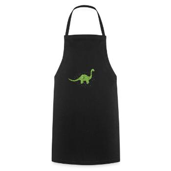 Brachiosaurus Dinosaure Dino Cadeau - Tablier de cuisine - noir - Devant - AI Model Male 185 dark (185cm)