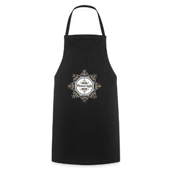 AMAZIGH MORIFES POTERIES KABYLE - Tablier de cuisine - noir - Devant - AI Model Male 185 dark (185cm)