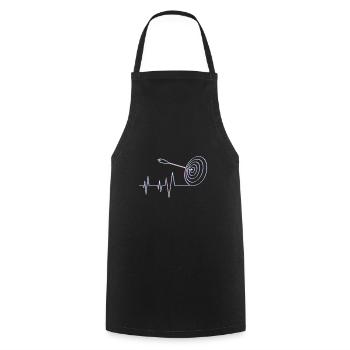 Archery Target Arrow Bow Archer - Cooking Apron - black - Front - AI Model Male 185 dark (185cm)