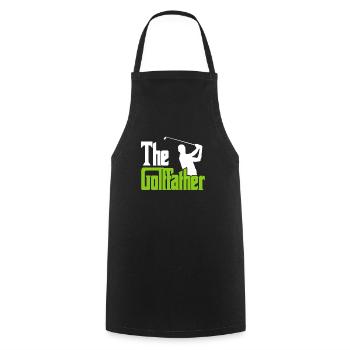 The Golffather Golfspieler Golfer - Cooking Apron - black - Front - AI Model Male 185 dark (185cm)