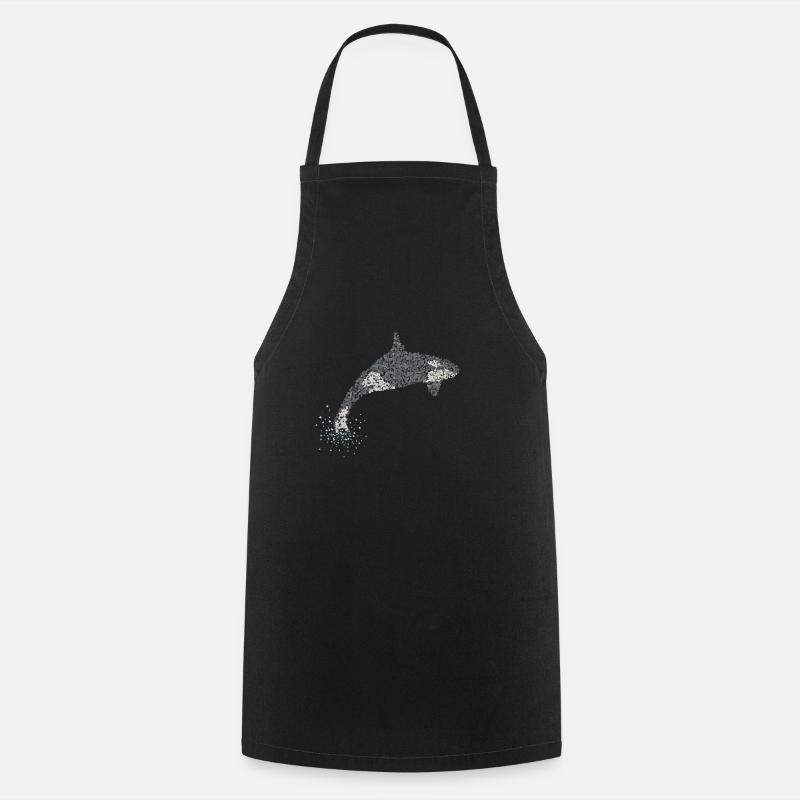 Orque Orque Épaulards - Tablier de cuisine - noir