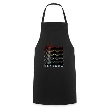L’Écosse fière de son cadeau à Glasgow - Tablier de cuisine - noir - Devant - AI Model Male 185 dark (185cm)