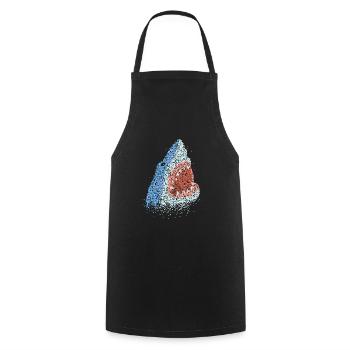 Great White Sharks Shark Lovers - Cooking Apron - black - Front - AI Model Male 185 dark (185cm)