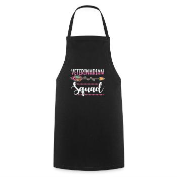 vet group - Cooking Apron - black - Front - AI Model Male 185 dark (185cm)