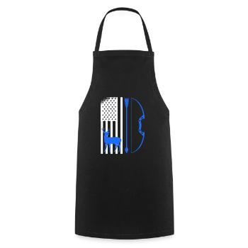 Archer Hunter USA Archery - Cooking Apron - black - Front - AI Model Male 185 dark (185cm)