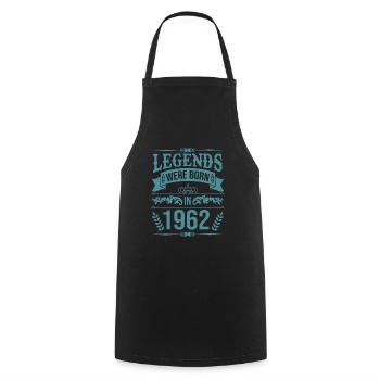 Funny gifts for the 60th birthday sayings - Cooking Apron - black - Front - AI Model Male 185 dark (185cm)