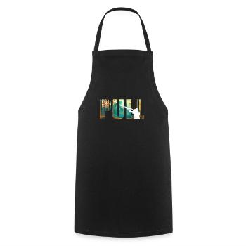 Tir de tir de pigeon d’argile Tireur sportif - Tablier de cuisine - noir - Devant - AI Model Male 185 dark (185cm)