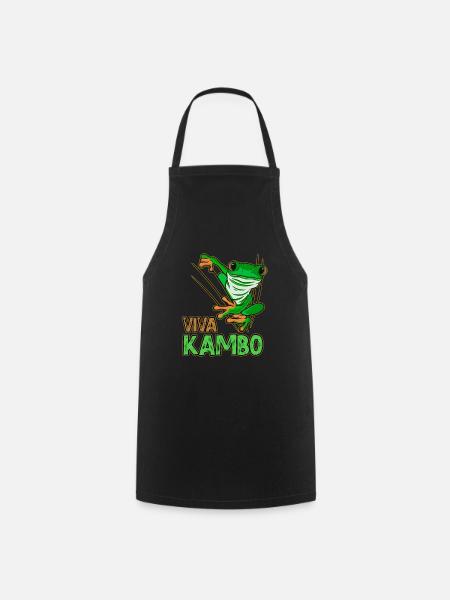 Viva Kambo Frosch Zeremonie Pflanzenmedizin - Kochschürze - Schwarz