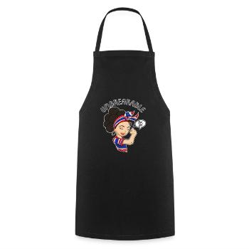 Fille thaïlandaise incassable I Héritage thaïlandais I Thaïlande - Tablier de cuisine - noir - Devant - AI Model Male 185 dark (185cm)