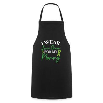 I Wear Lime Green For My Mama Non-Hodgkin Lymphoma - Cooking Apron - black - Front - AI Model Male 185 dark (185cm)