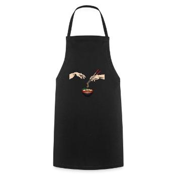 Soupe Ramen Japon Anime Nouilles Ramen - Tablier de cuisine - noir - Devant - AI Model Male 185 dark (185cm)