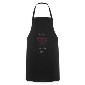 Singer Singer Singing Choir Choir Director - Cooking Apron - black - Front - AI Model Male 185 dark (185cm)