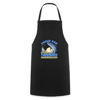 Proud Dad Of A Microbiologist Ocean Scientist - Cooking Apron - black - Front - AI Model Male 185 dark (185cm)
