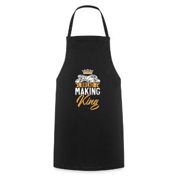 Brot Making King Backen Baker Bake Bakery Brot - Kochschürze - Schwarz - Vorne - AI Model Male 185 dark (185cm)