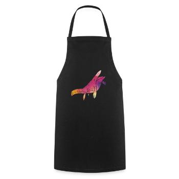 Mosasaurus Dino Future Paleontologist Dinosaur - Cooking Apron - black - Front - AI Model Male 185 dark (185cm)