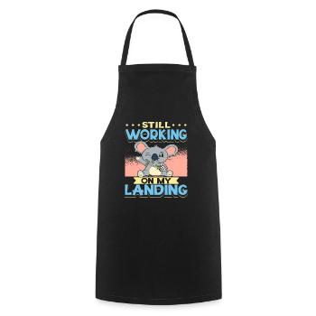 Bras cassé Bras cassé - Tablier de cuisine - noir - Devant - AI Model Male 185 dark (185cm)