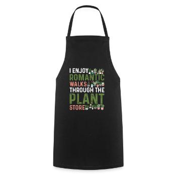 Plants Gardening I love my garden Pfla - Cooking Apron - black - Front - AI Model Male 185 dark (185cm)