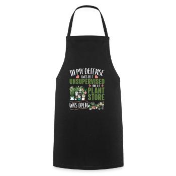 Récoltez des fleurs et détendez-vous et rafraîchissez Ges - Tablier de cuisine - noir - Devant - AI Model Male 185 dark (185cm)