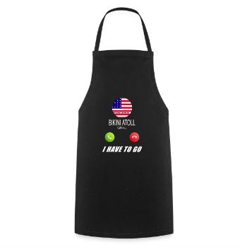 Bikini Atoll calls lusiger flags spell - Cooking Apron - black - Front - AI Model Male 185 dark (185cm)