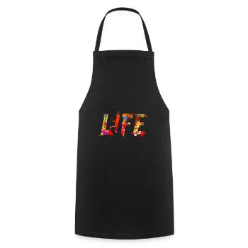 Life Basketball Basketballer - Kochschürze - Schwarz - Vorne - AI Model Male 185 dark (185cm)