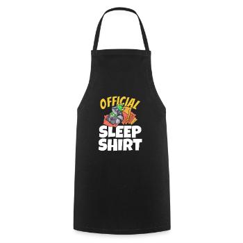 Cadeau de raton laveur Sweet Sleep - Tablier de cuisine - noir - Devant - AI Model Male 185 dark (185cm)