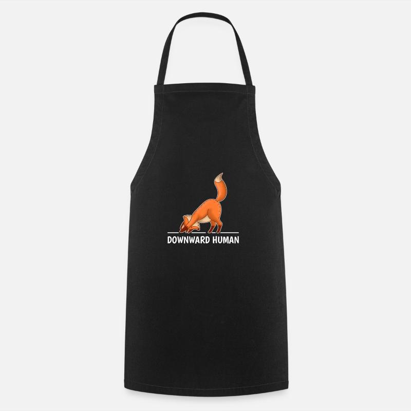 Yoga Fuchs - Kochschürze - Schwarz