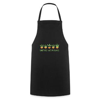 Sometimes I Wet My Plants - Plants Apparel - Kochschürze - Schwarz - Vorne - AI Model Male 185 dark (185cm)