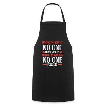 Proud Referee Game Official Sportsmanship Whistle - Cooking Apron - black - Front - AI Model Male 185 dark (185cm)