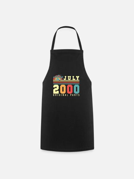 Geburtsmonat Juli 2000 - Kochschürze - Schwarz