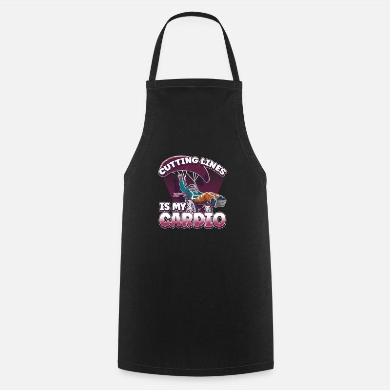Handicap Wheelchair Design for an Amputation - Cooking Apron - black