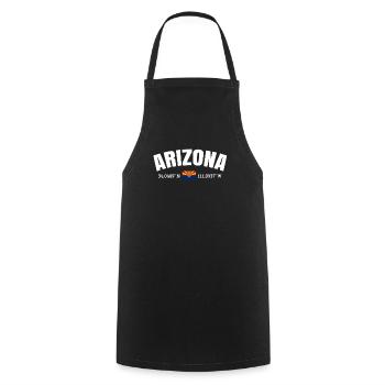 Arizona spaß zuhause geschenk - Kochschürze - Schwarz - Vorne - AI Model Male 185 dark (185cm)