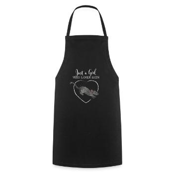 Love Rats Propriétaire de rats Amoureux des rats - Tablier de cuisine - noir - Devant - AI Model Male 185 dark (185cm)