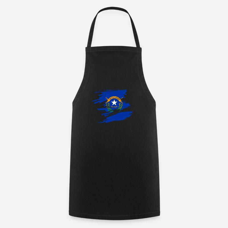 Cadeau de racine du Nevada - Tablier de cuisine - noir