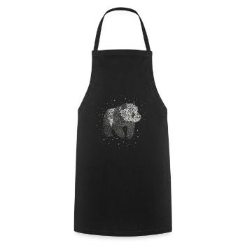 Panda Panda Bear Pandas Panda Bears Zoo Animal Gift - Tablier de cuisine - noir - Devant - AI Model Male 185 dark (185cm)