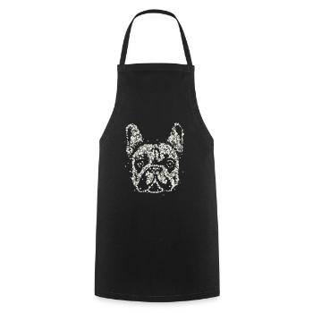 Bulldog Frenchie Propriétaire de chien Français Bulldog - Tablier de cuisine - noir - Devant - AI Model Male 185 dark (185cm)