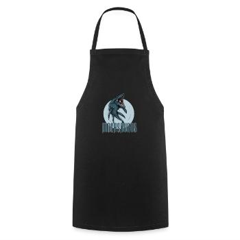 Mosasaurus I Marine Repiel Cretaceous Fossils - Cooking Apron - black - Front - AI Model Male 185 dark (185cm)