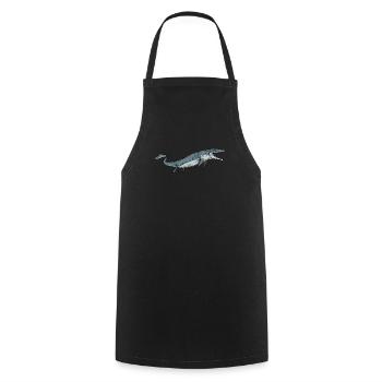 Mosasaurus I Marine Repiel Cretaceous Fossils - Cooking Apron - black - Front - AI Model Male 185 dark (185cm)