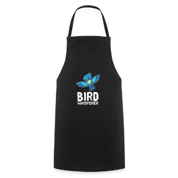Oiseaux Chuchoteurs d’oiseaux Murmure d’oiseaux Amateurs d’oiseaux - Tablier de cuisine - noir - Devant - AI Model Male 185 dark (185cm)