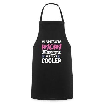 Fier cadeau du drapeau du Minnesota - Tablier de cuisine - noir - Devant - AI Model Male 185 dark (185cm)